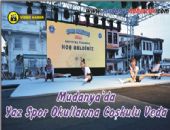 Mudanya'da Yaz Spor Okullarına Coşkulu Veda